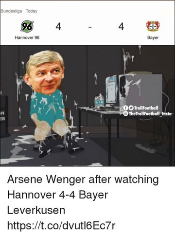 Wenger, uno de los personajes con más memes en las redes