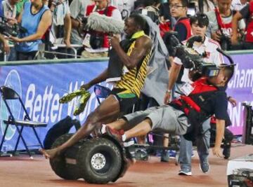 Usain Bolt lo ganó todo en el Mundial de atletismo.