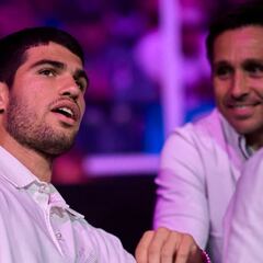 Alcaraz asistió a unas semifinales históricas en Miami