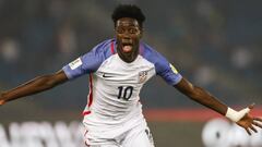 Timothy Weah, delantero de Estados Unidos