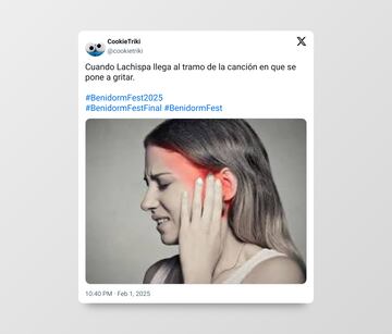 Los mejores memes del Benidorm Fest 2025