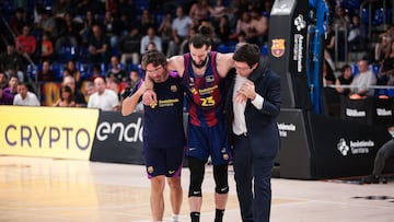 Drama para el Barça: lesión de Shengelia sobre la bocina