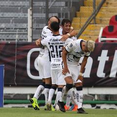 Con doblete de Dinenno, Pumas le arrebató el triunfo a Atlas