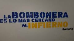 Todas las frases pintadas en La Bombonera