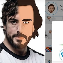 Éxito total de los emoticonos de Fernando Alonso en las redes
