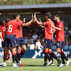Osasuna golea en el estreno de Vicente Moreno