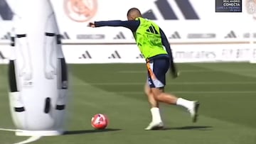 El entrenamiento de Mbappé que enloquece al madridismo a cuatro días del Arsenal