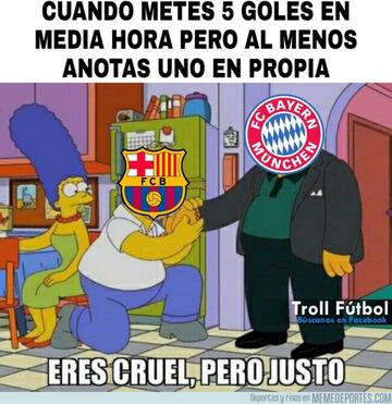 La derrota histórica del Barcelona, protagonista de los memes de la Champions