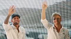 Lewis Hamilton y Nico Rosberg ya están en Kuala Lumpur.