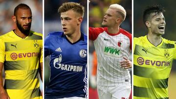 Omer Toprak, Max Meyer, Phillip Max y Julian Weigl.