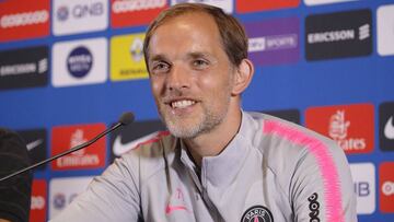 Tomas Tuchel, en la rueda de prensa previa al encuentro de Ligue 1 entre PSG y Saint-Étienne.