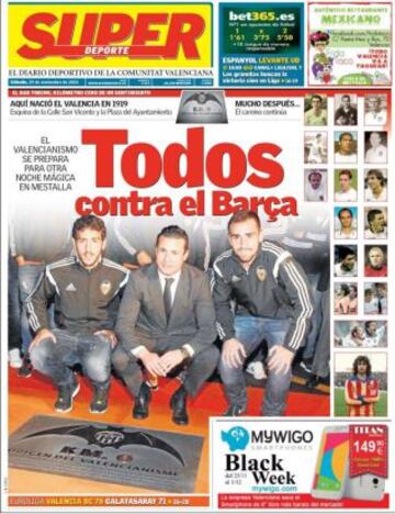 Portadas de la prensa deportiva