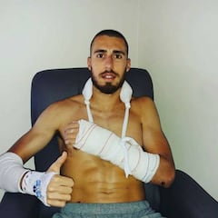 David Andújar, operado con éxito del hueso de su muñeca