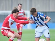 La Real Sociedad B y el Granada se vieron las caras en la jornada 31 de LaLiga Hypermotion en Zubieta.