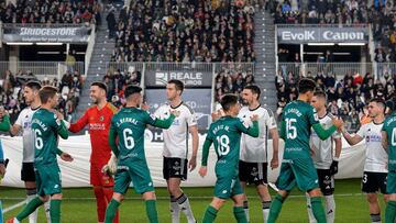 Jesús Bernal se mostró crítico con el partido del Racing de Ferrol en Burgos.