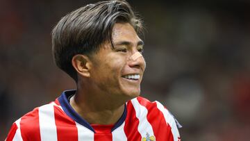 Jonathan Yael Padilla of Guadalajara during the 11th round match between Guadalajara and America as part of the Liga BBVA MX, Torneo Clausura 2025 at Akron Stadium, on March 08, 2025 in Guadalajara, Jalisco, Mexico.