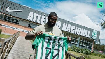 Terron Armstead, con la camiseta de Nacional