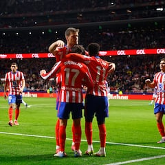 1x1 del Atlético: Giuliano, Barrios y el banquillo aclaran los fallos atrás