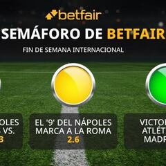 El semáforo de Betfair para el fin de semana