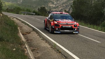 Sébastien Ogier en el test.