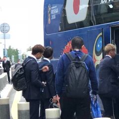 Japón llega a Kazán y prepara el debut ante Colombia