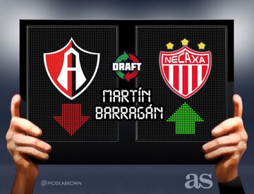 Los 79 movimientos del Draft del Apertura 2017 en imágenes