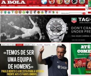 Portadas de la prensa extranjera