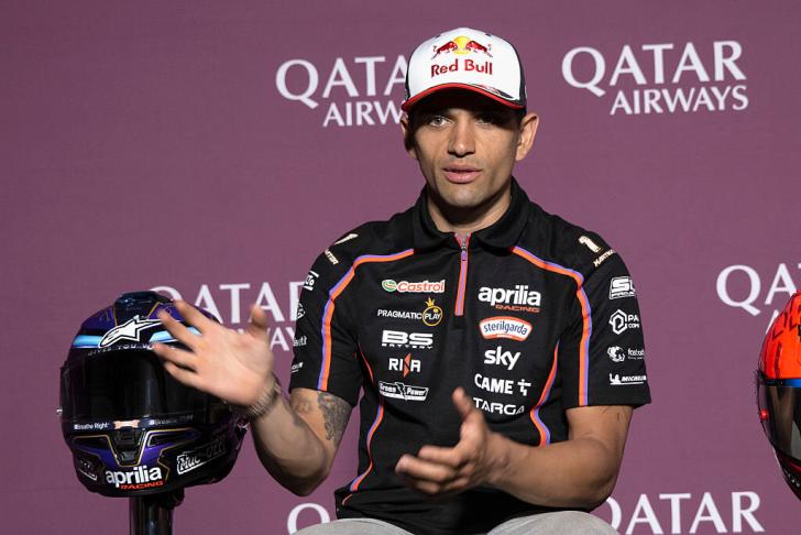 Martín sólo ha corrido con Aprilia este año en Qatar.
