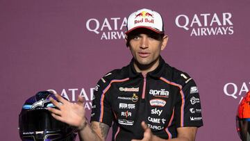 Martín sólo ha corrido con Aprilia este año en Qatar.