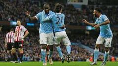 Pellegrini celebra y el City no se despega de la lucha