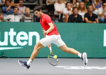 El tenista murciano ganó 6-4 y 7-6 al tenista coreano, Soonwoo Kwon, en el cuarto partido de la eliminatoria de la Copa Davis en Valencia. 