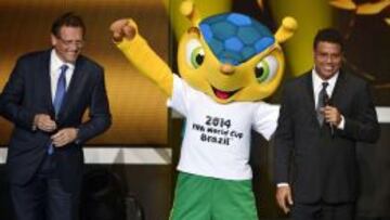 Jérôme Valcke, durante la ceremonia del Balón de Oro el lunes en Zúrich.