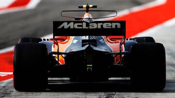 La trasera del McLaren Honda.