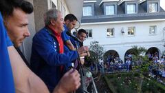 El equipo celebr&oacute; en la Plaza Mayor de la localidad su ascenso a Segunda.