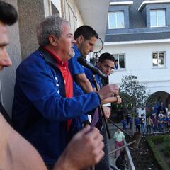 Aficionados felicitan al Rayo Majadahonda por su ascenso
