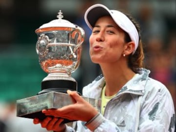 Garbiñe Muguruza, ganadora de Roland Garros 2016.