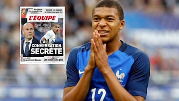L'Équipe: Zidane has spoken with Mbappé to convince him to sign for Real Madrid