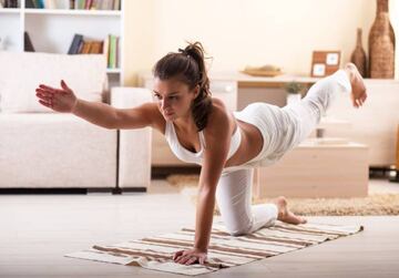 Yoga en casa.