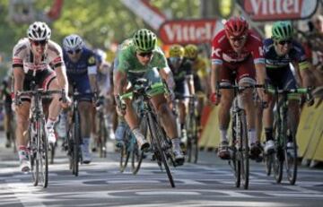 Peter Sagan al sprint.