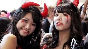 Halloween prohibido Shibuya Tokio motivos