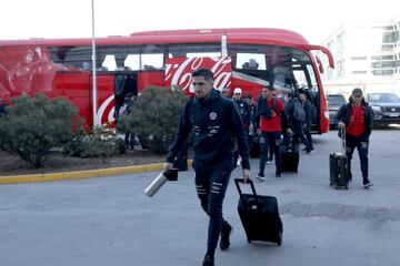 La 'Roja' partió rumbo a Brasil.