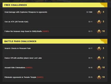 Fortnite Battle Royale: Filtrados los desafíos de la Semana 9 de la Temporada 5