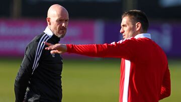 Erik ten Hag con Tadic