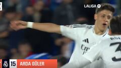 Y Arda Güler volvió a reclamar su sitio: vean el golazo escandaloso del turco