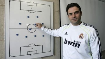 Alberto Toril con el Real Madrid.