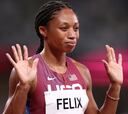 Allyson Felix iguala a Carl Lewis