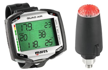 Ordenador de buceo QUAD AIR de Mares