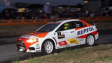 Cristian García fue el ganador del Rally de Ourense.