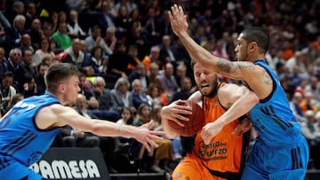 Valencia Basket y Alba Berl&iacute;n, durante el partido