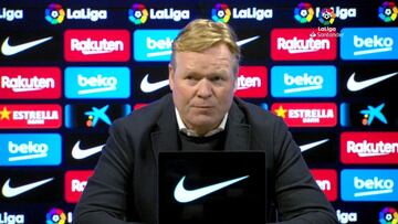 Koeman: "Estoy decepcionado, puede que más incluso que el pasado martes"